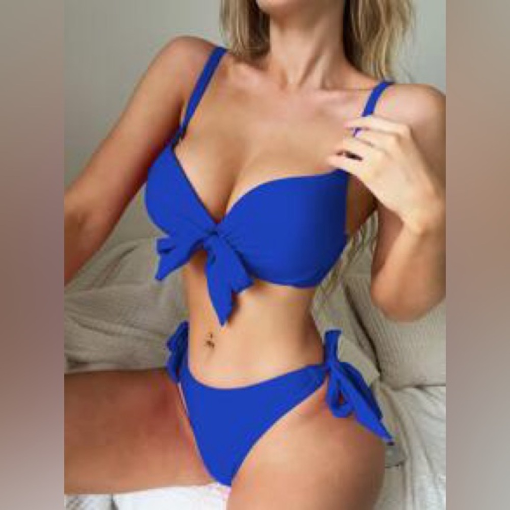 SHEIN Blue Bikini NWOT